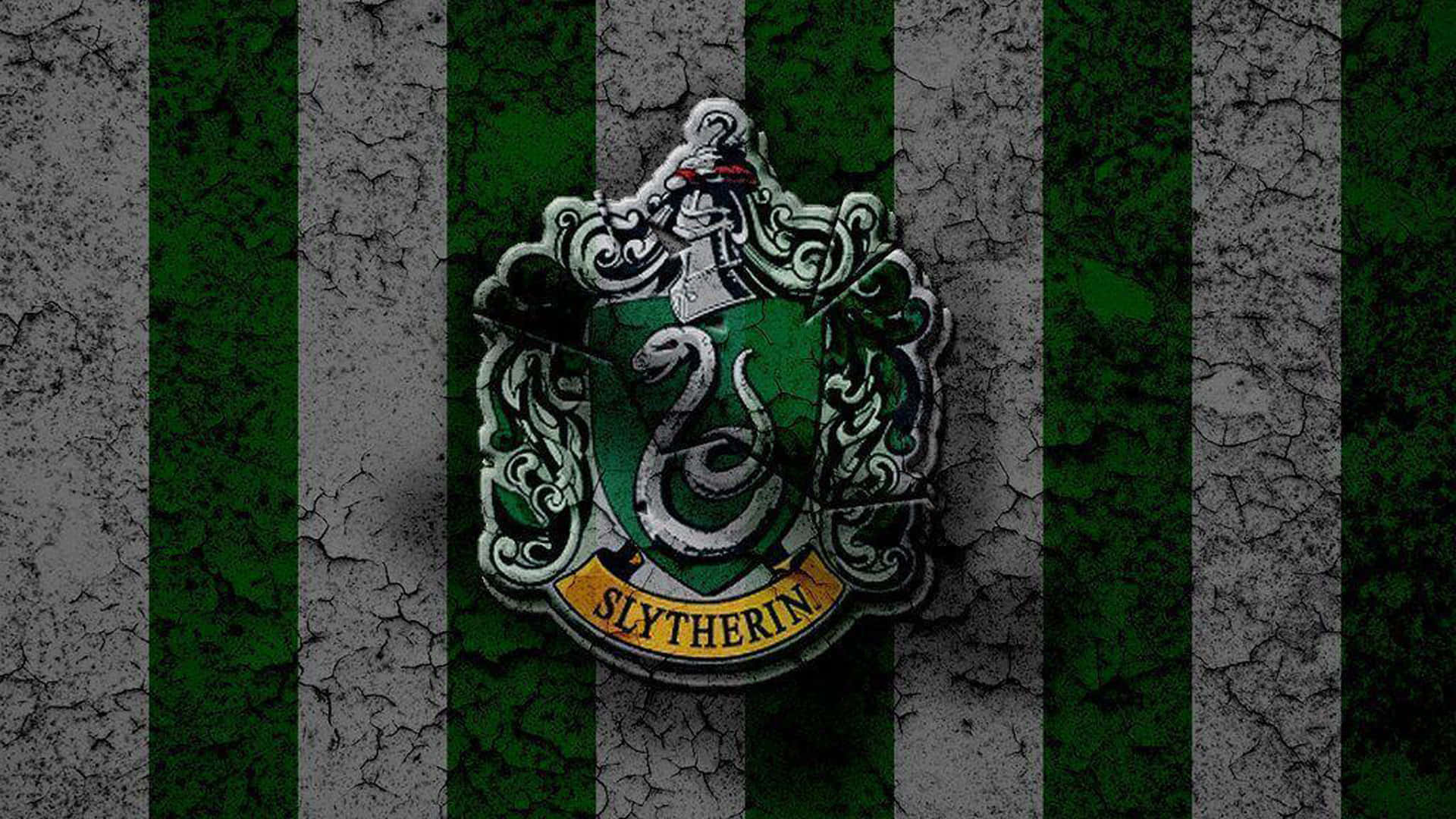 Χαριτωμένο Slytherin Τσιμέντο Λευκό Πράσινο Ταπετσαρία