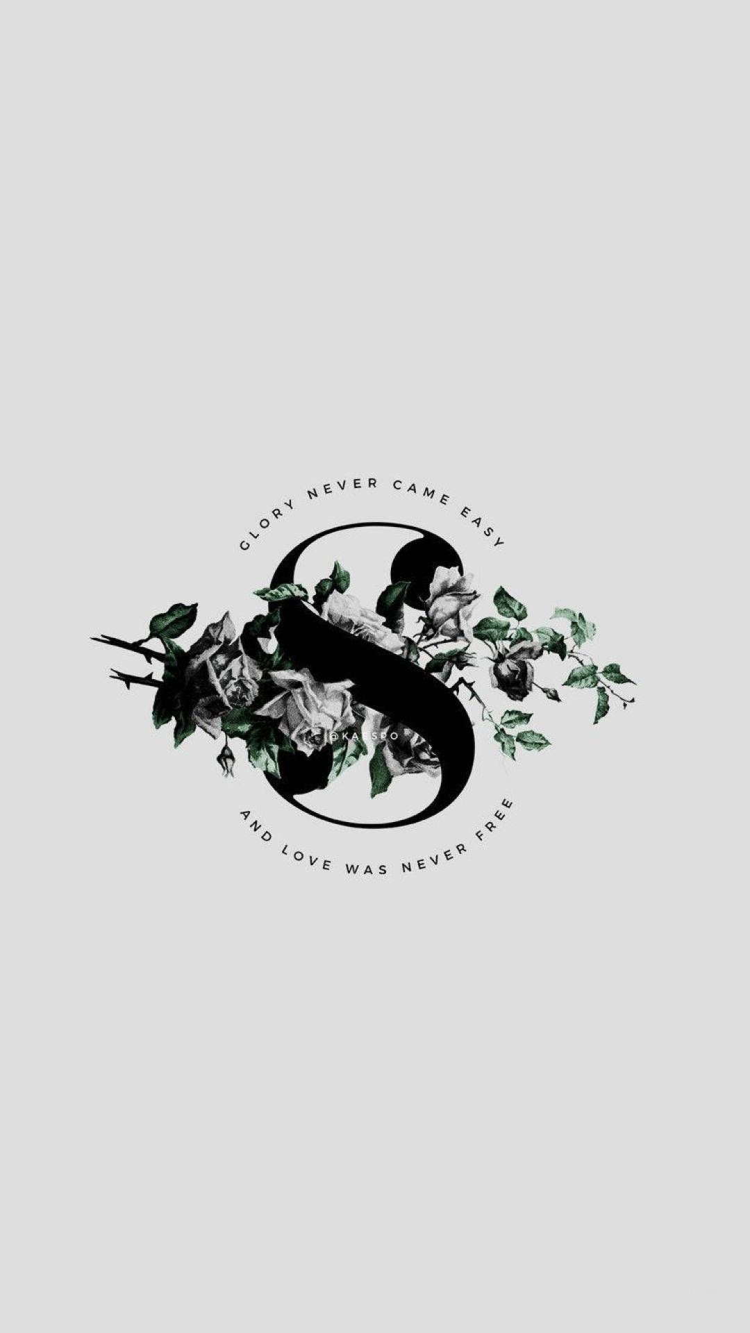 Slytherin Λευκή Αισθητική iPhone Ταπετσαρία