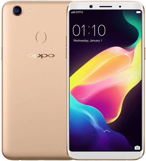 Εμπρός και Πίσω Όψη Smartphone Oppo Ταπετσαρία