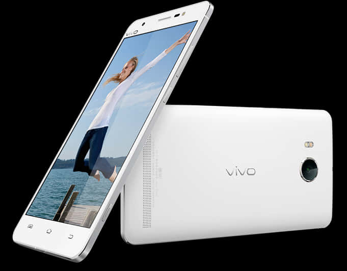 Οθόνη και πίσω όψη smartphone Vivo Ταπετσαρία