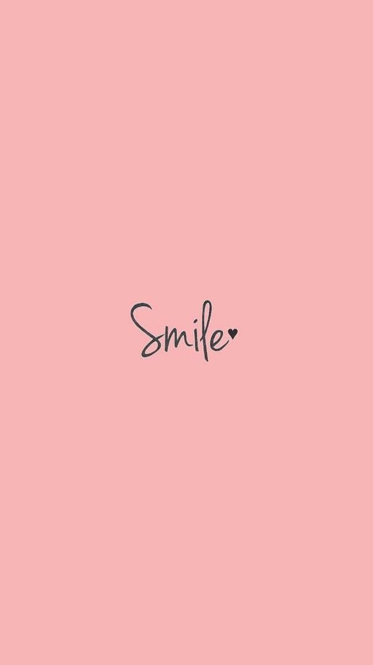 Αισθητική λέξη Smile Ταπετσαρία