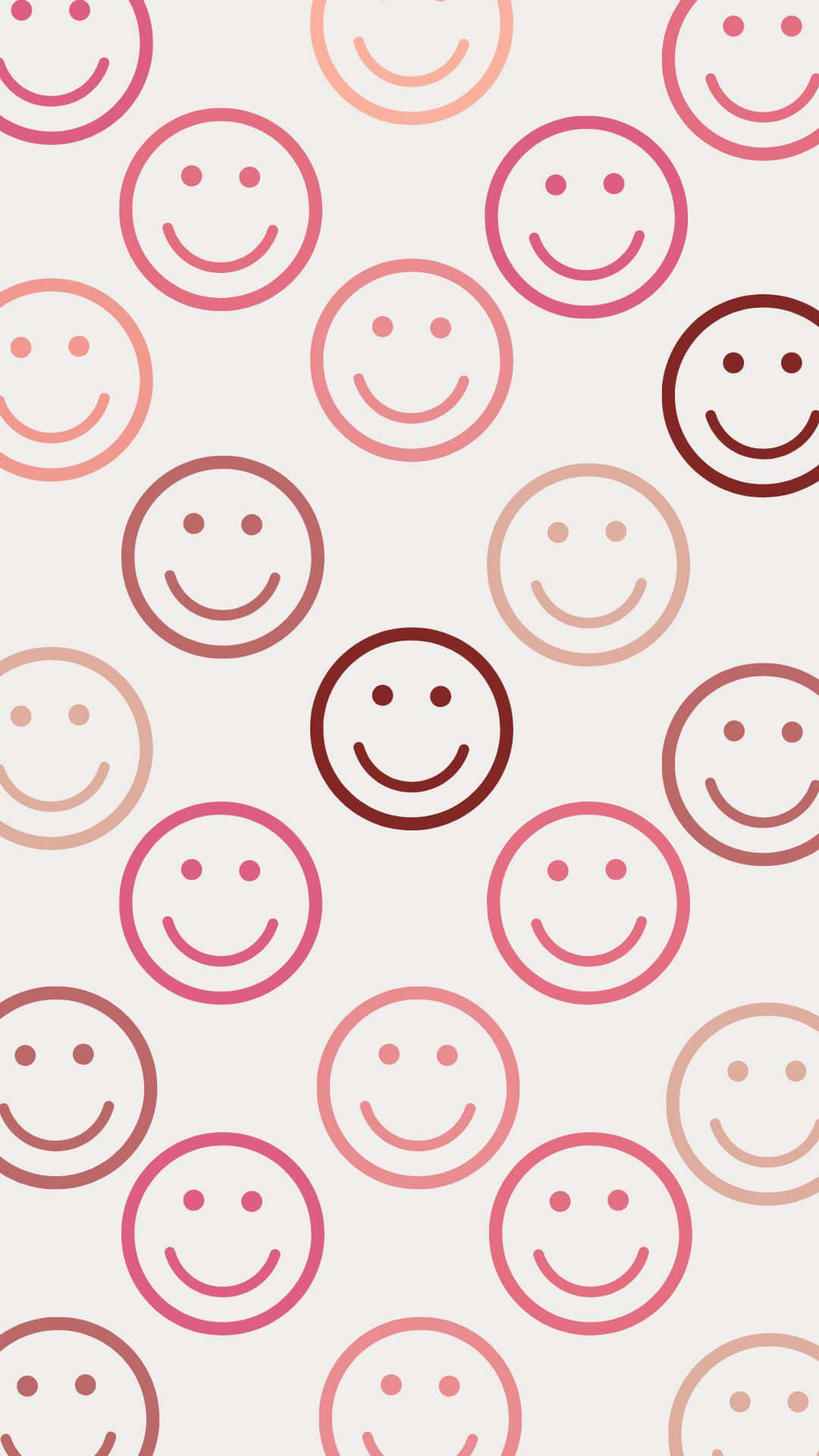 Smiley Aesthetic VSCO Μοτίβο Φόντο Ταπετσαρία