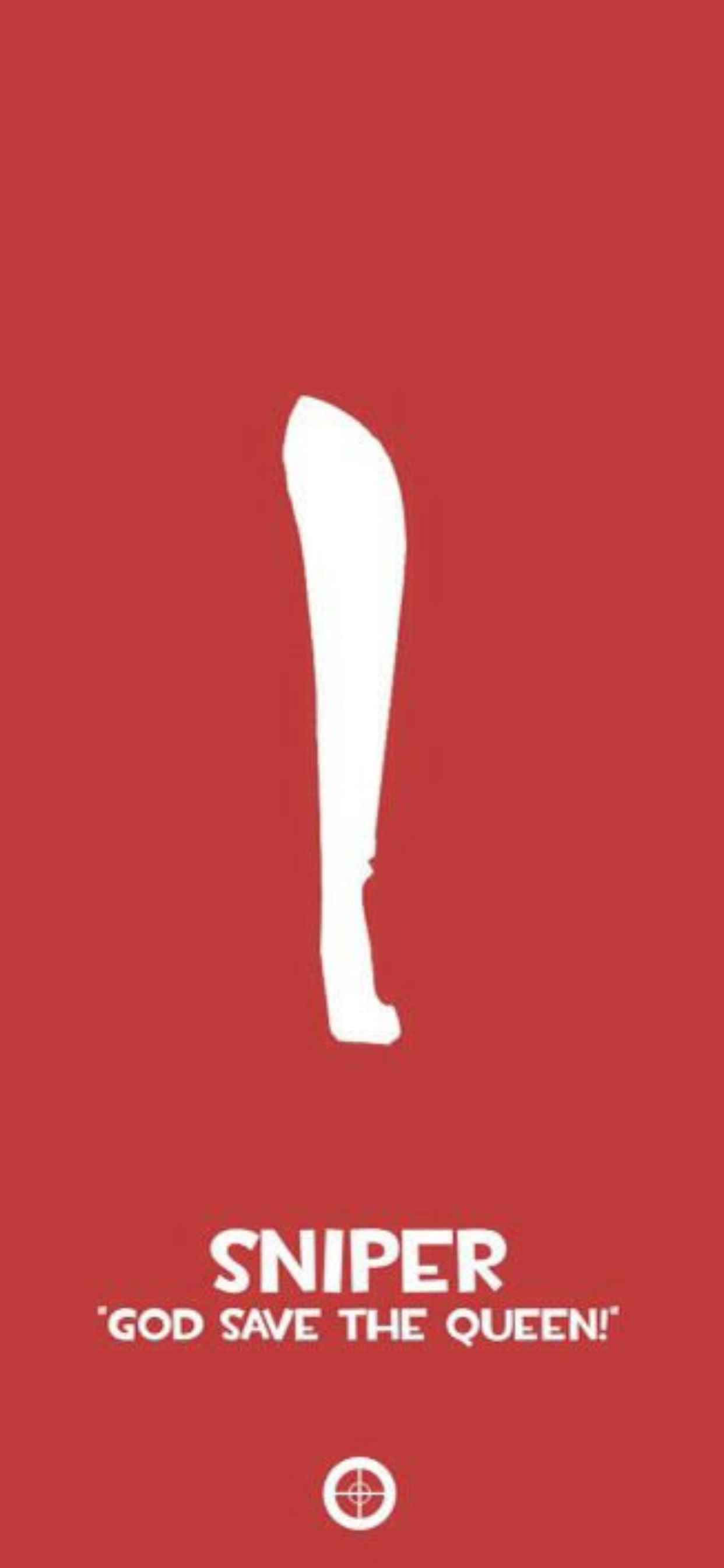 Sniper Logo iPhone Xs Max Team Fortress 2 Φόντο Ταπετσαρία