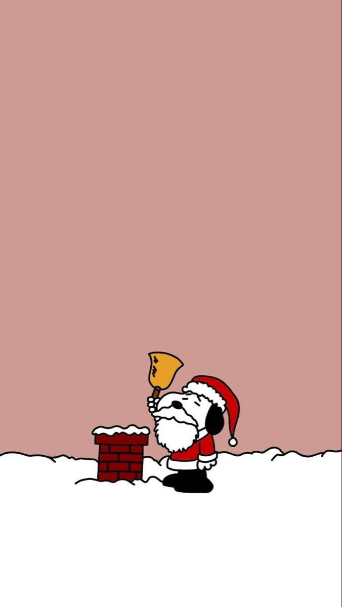 Snoopy Χριστουγεννιάτικο Καμπανάκι Καμινάδας Ταπετσαρία