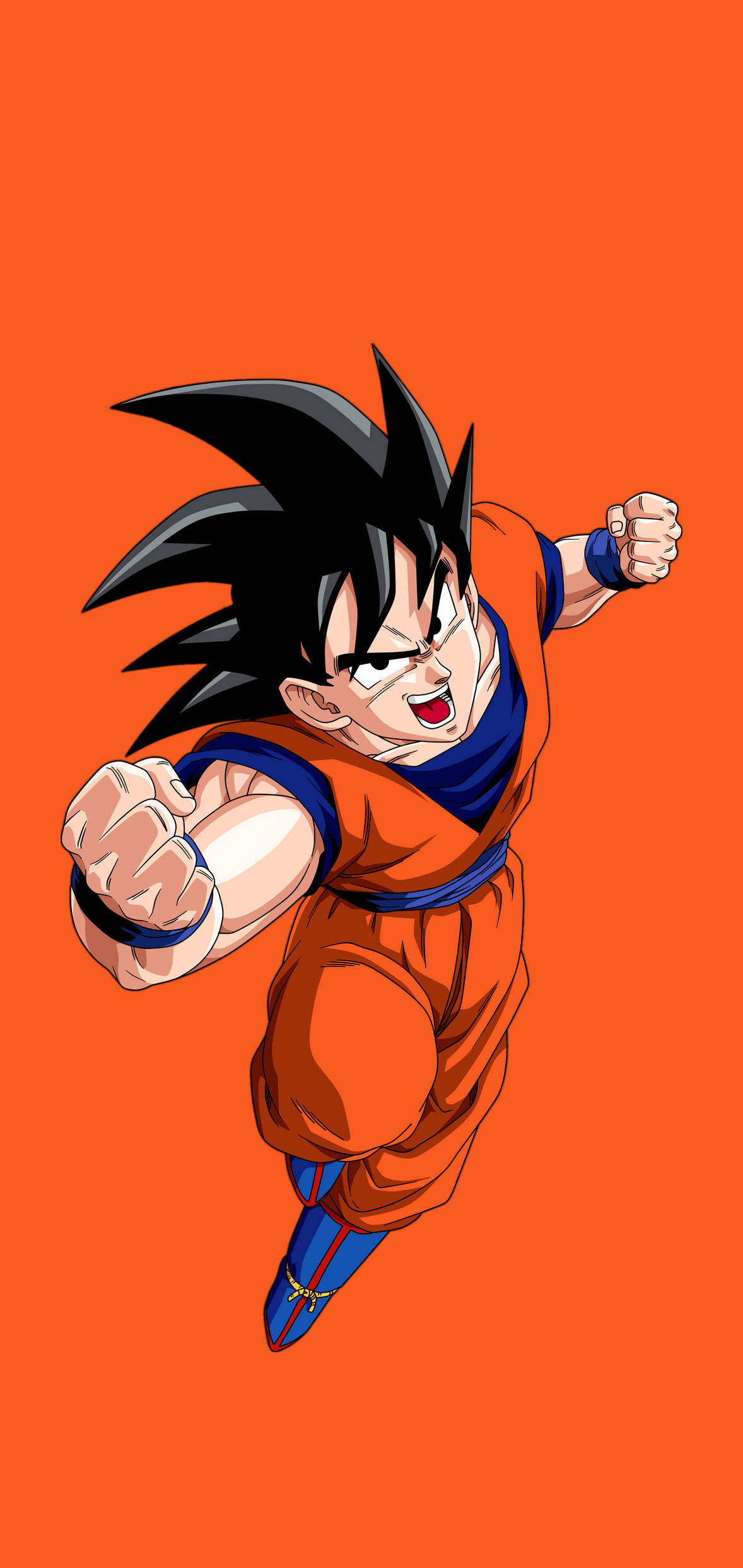 Ενήλικος Son Goku με Μαύρα Μαλλιά iPhone Ταπετσαρία