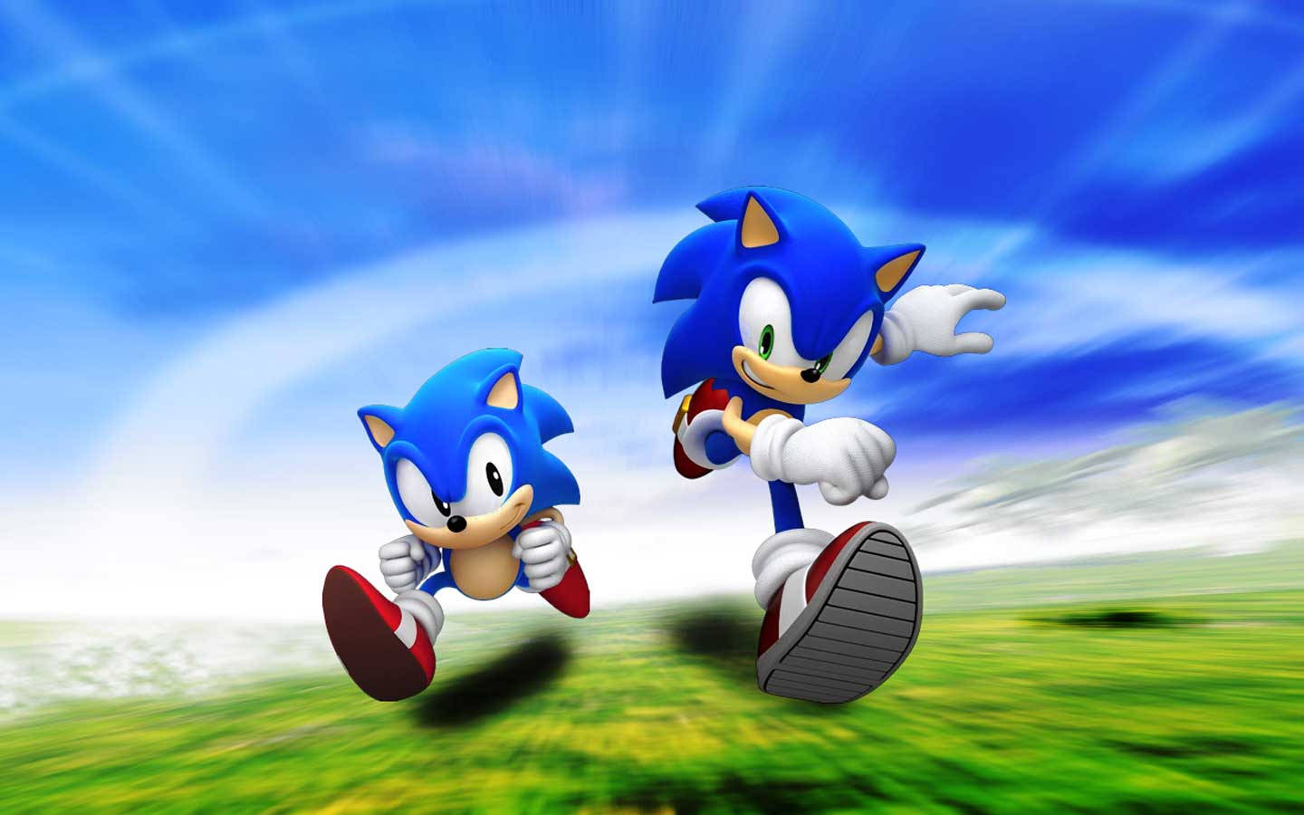 Ζήστε την ιλιγγιώδη ταχύτητα του Σόνικ στο Sonic Generations Ταπετσαρία