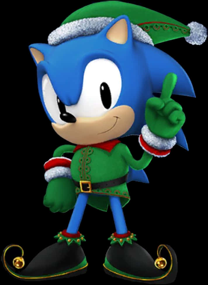 Κοστούμι Sonic για τις Γιορτές Ταπετσαρία