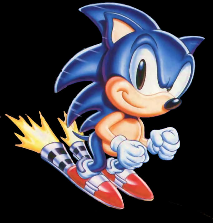 Κλασικός Sonic σε ταχύτητα Ταπετσαρία