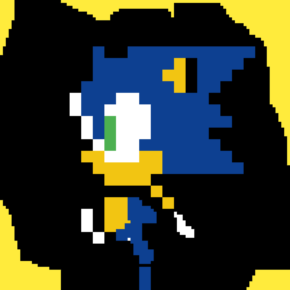 Προφίλ Sonic με Pixel Art Ταπετσαρία