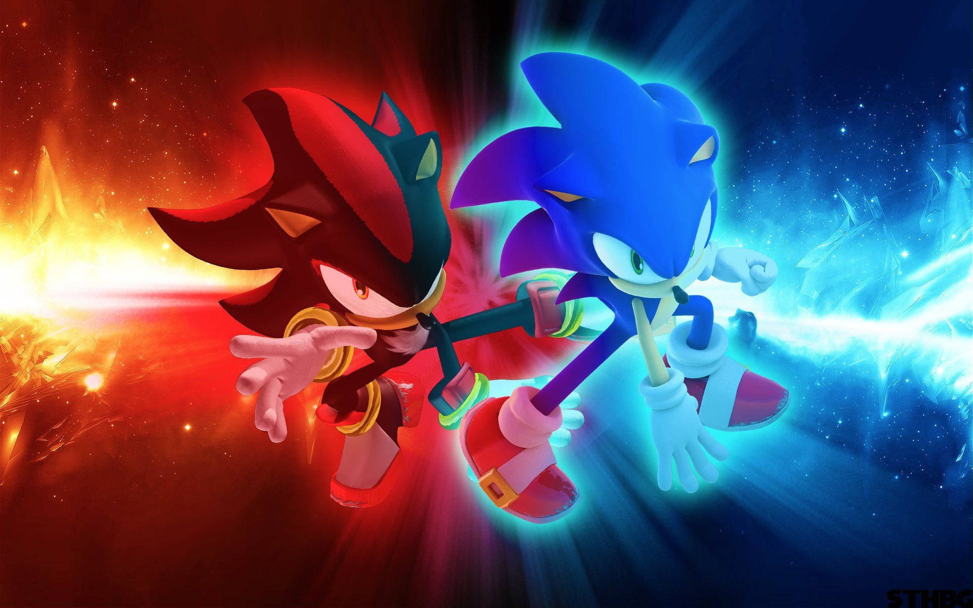 Sonic και Shadow Ταπετσαρία