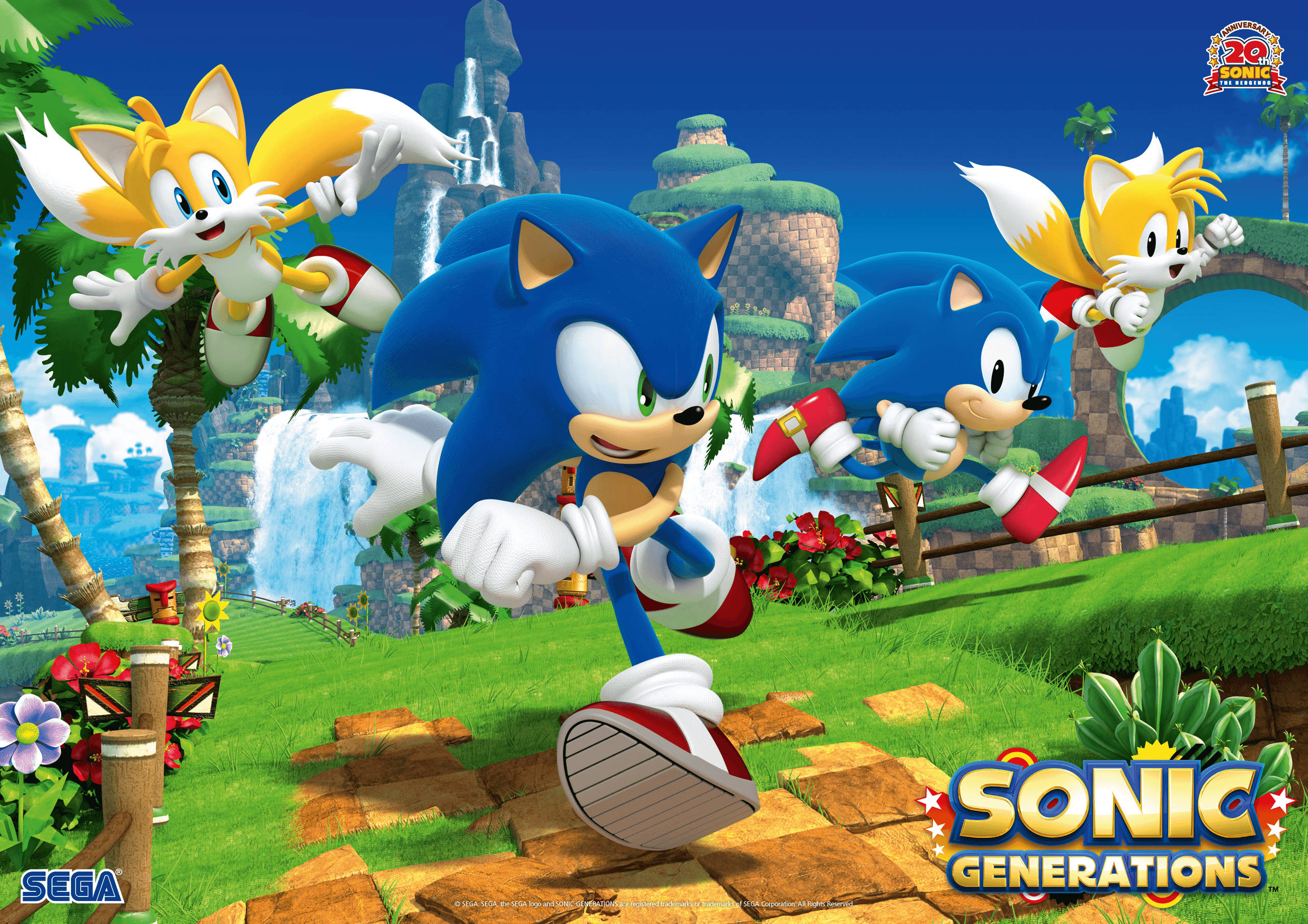 Ο Sonic και ο Tails συνεργάζονται για περιπέτεια στο Sonic Generations Ταπετσαρία