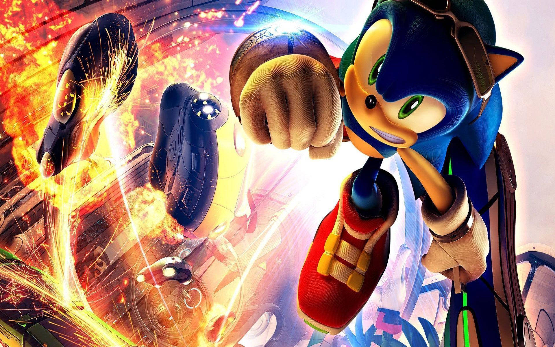 Ο Sonic the Hedgehog Ορμάει στην Πόλη! Ταπετσαρία