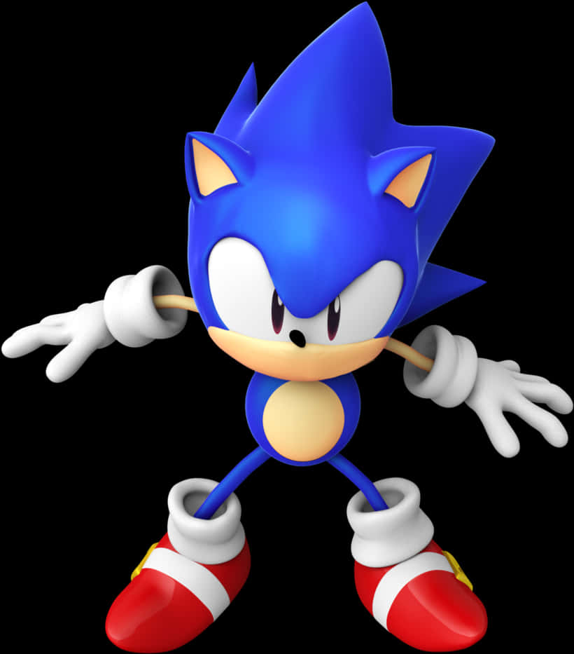 Sonic the Hedgehog Κλασική Πόζα Ταπετσαρία