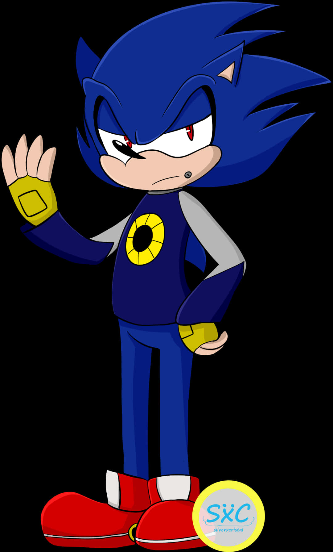 Sonic_ Χαρακτήρας_ Κινούμενο Σχέδιο_ Πόζα Ταπετσαρία