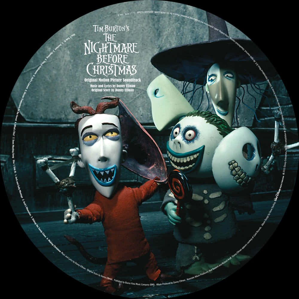 Εξώφυλλο Soundtrack του The Nightmare Before Christmas Ταπετσαρία