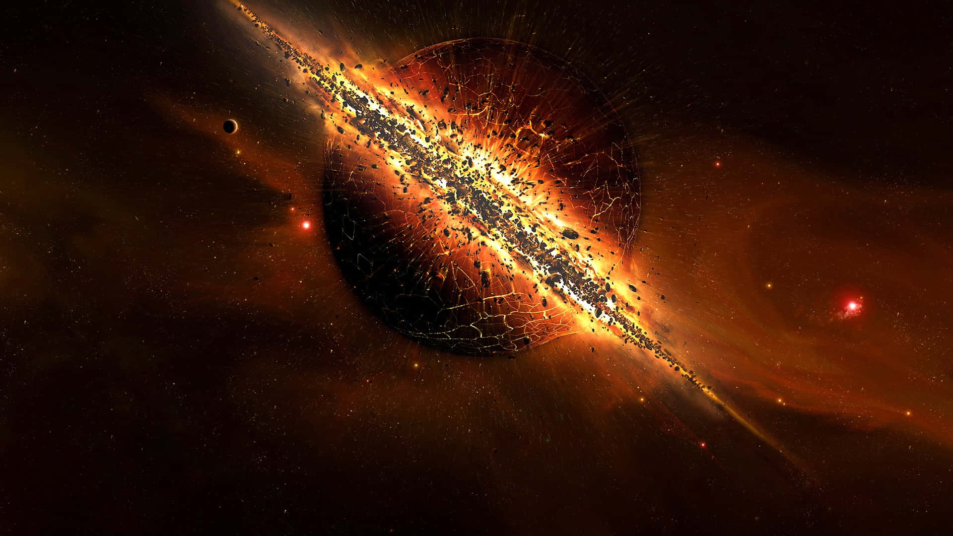 Εξερευνήστε τα βάθη του σύμπαντος με Space Aesthetic Ταπετσαρία