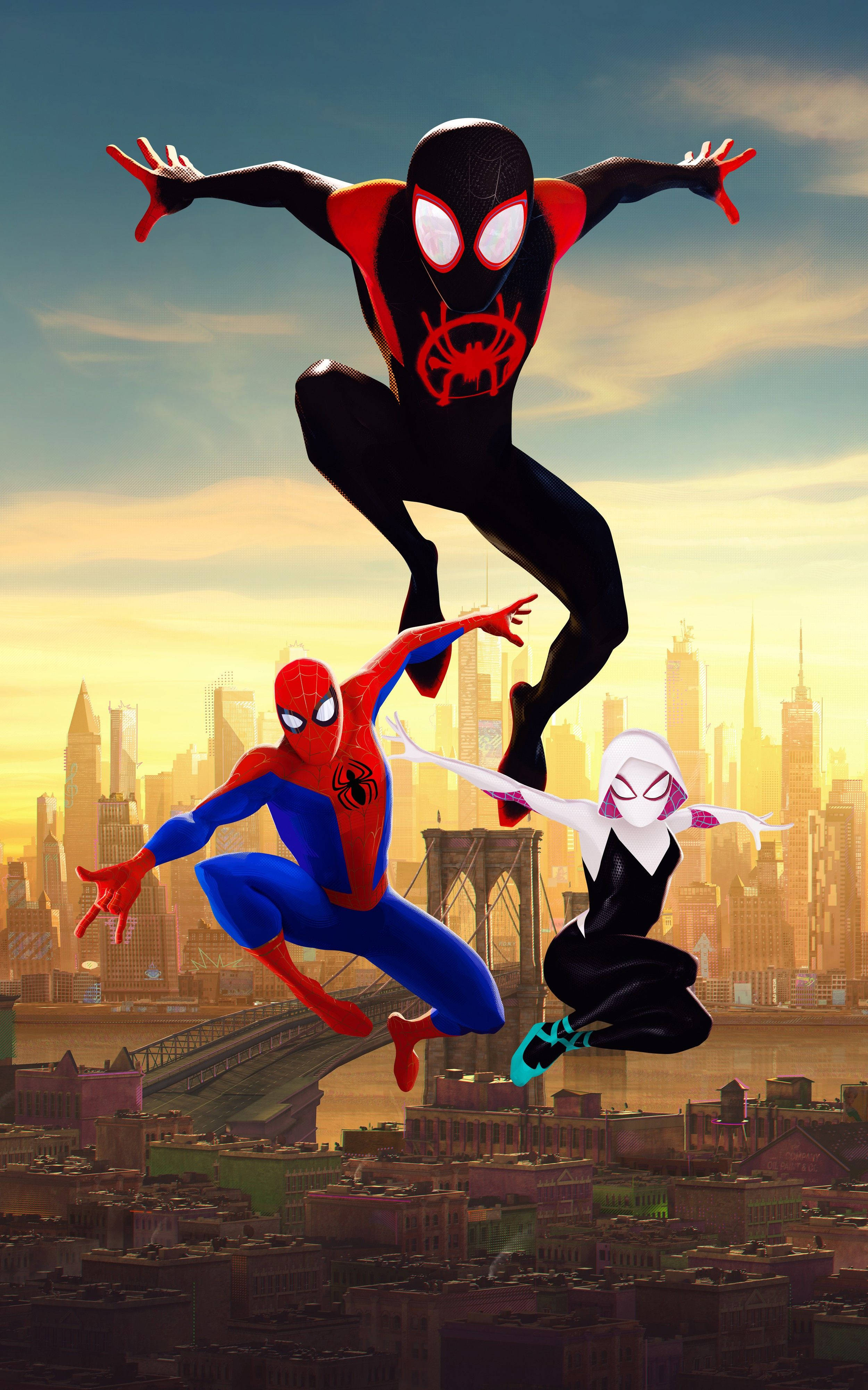 Spider Man Into The Spider Verse στη Νέα Υόρκη Ταπετσαρία