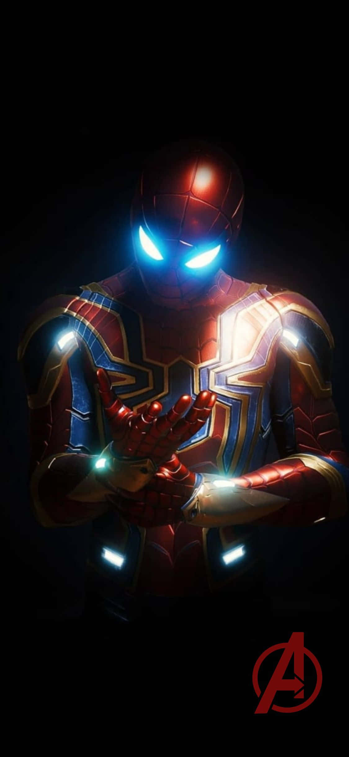 Spider-man Για iPhone XS Φόντο Avengers Ταπετσαρία