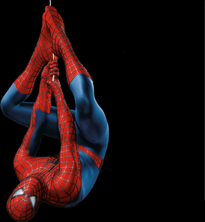 Ο Spider-Man Κρέμεται Ανάποδα Ταπετσαρία