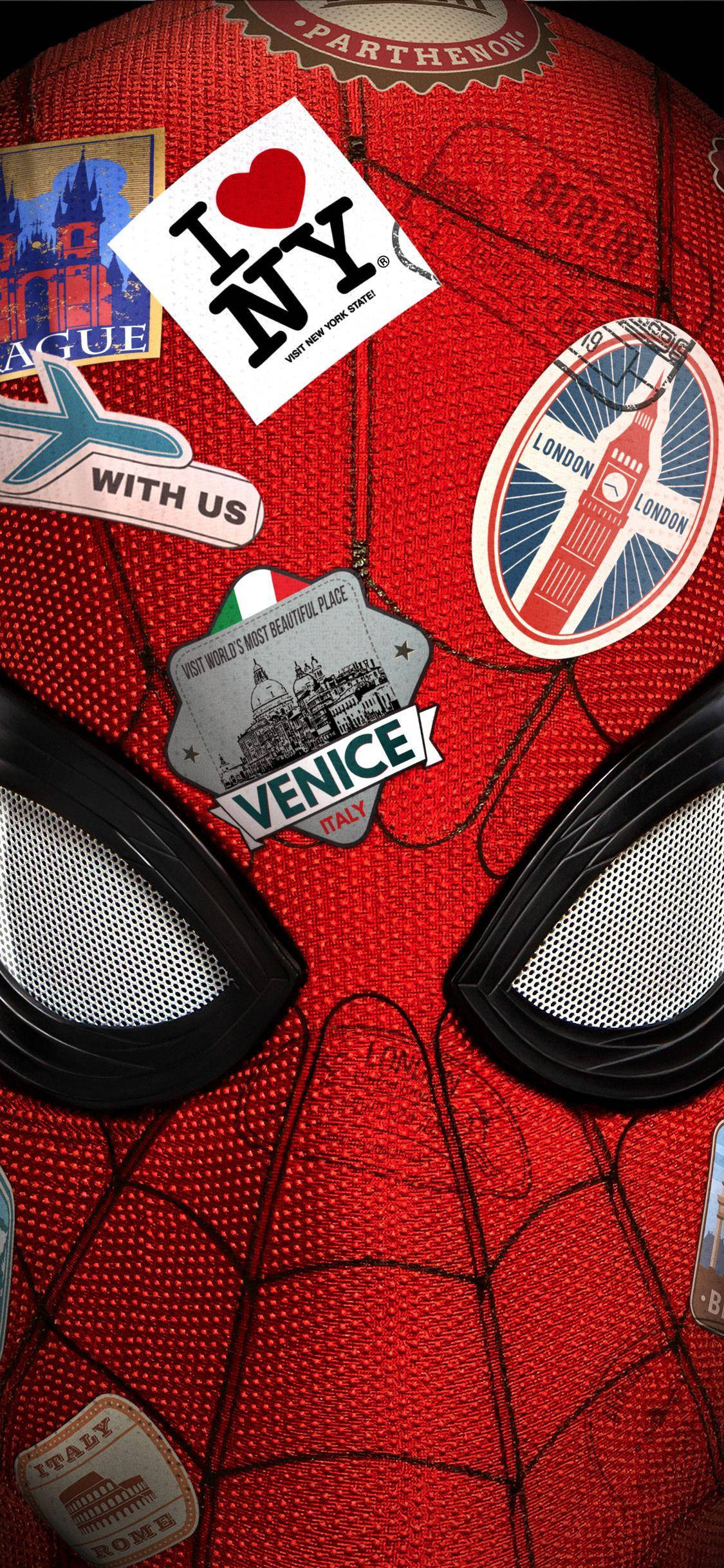 Spider Man Κεφάλι Marvel iPhone X Ταπετσαρία