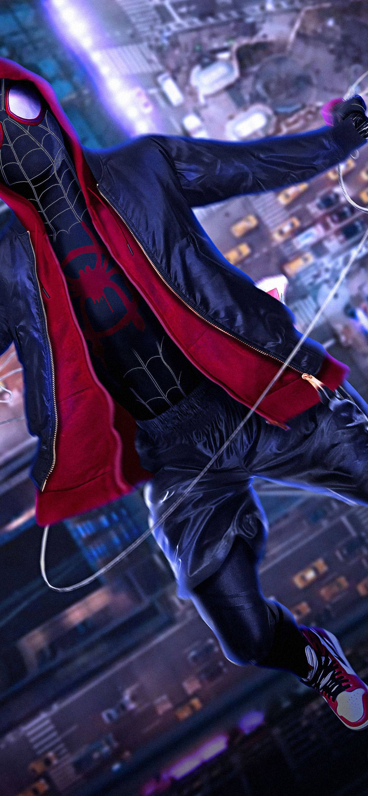 Spider Man Στο Spider Man Into The Spider Verse Ταπετσαρία