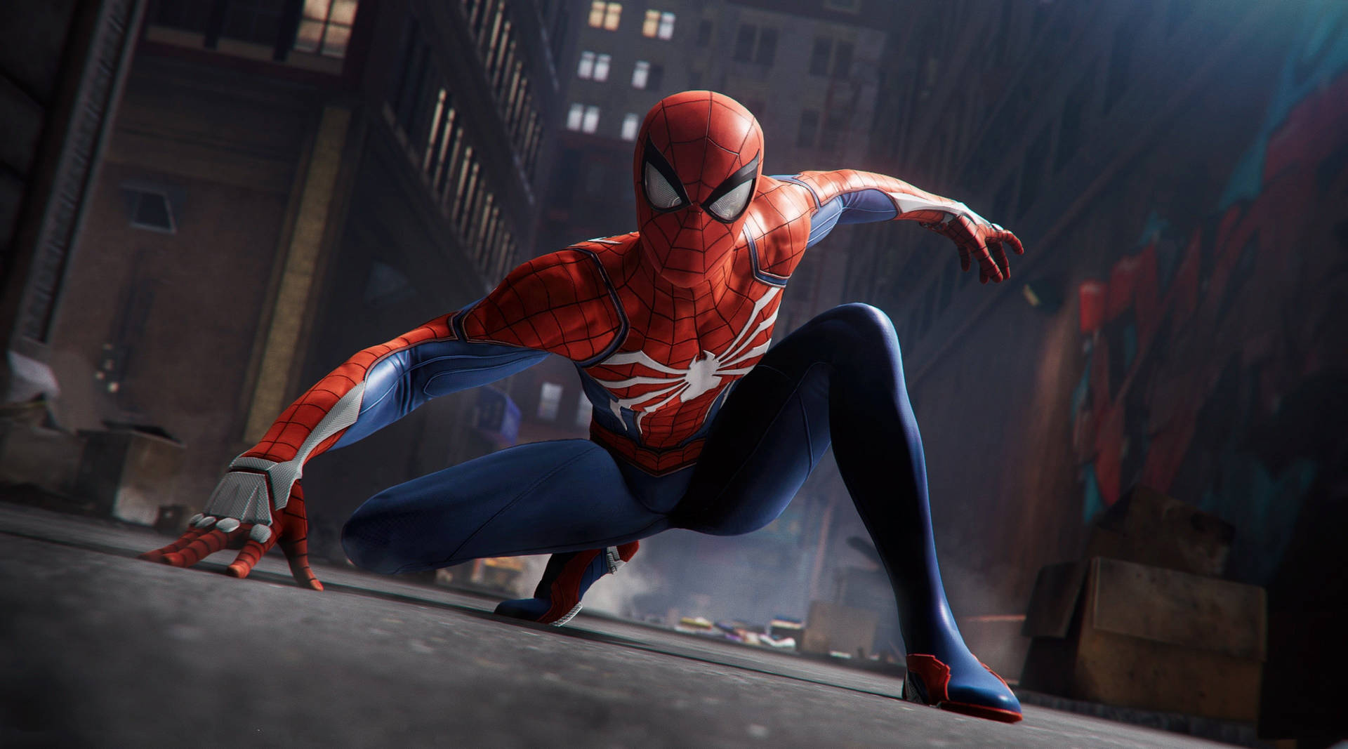 Spider-Man Στάση 1080p Gaming — Marvel Ταπετσαρία