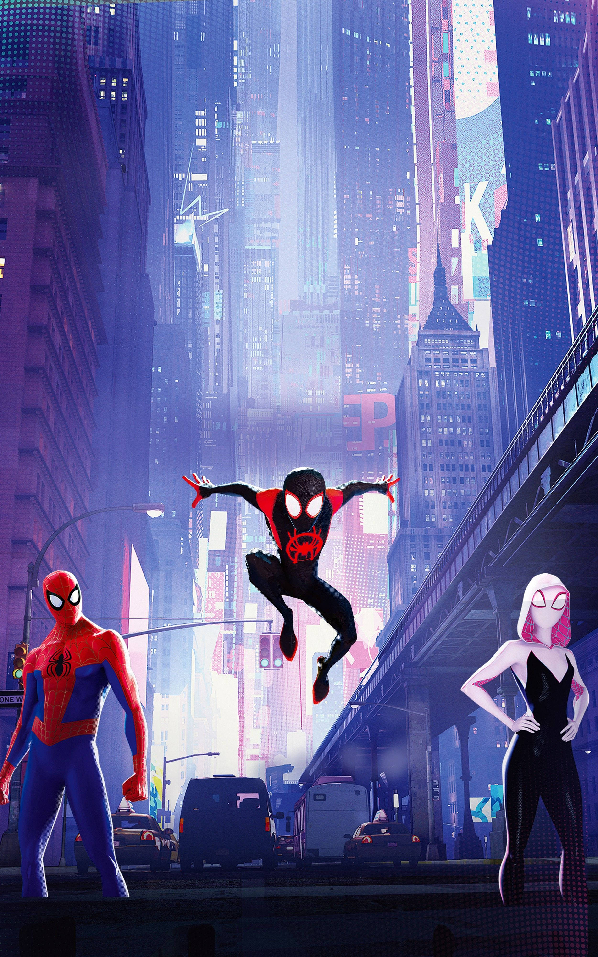 Το Εντυπωσιακό Spider-Verse Ενώνει Τρεις Spider-Man Ταπετσαρία