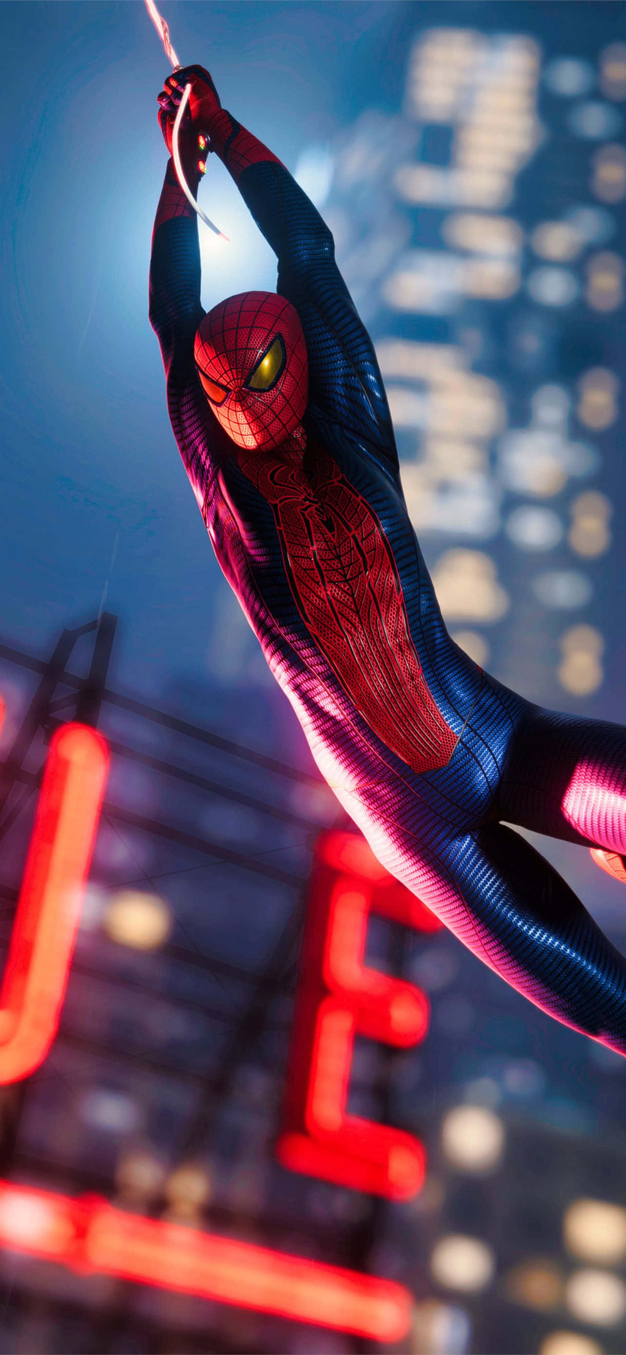 Μια Σκηνή Γεμάτη Δράση από τον Spiderman Ταπετσαρία