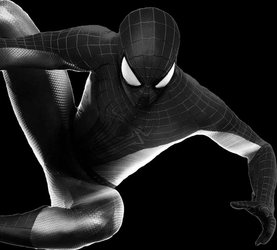 Πόζα Μαύρης Φορεσιάς Spiderman Ταπετσαρία