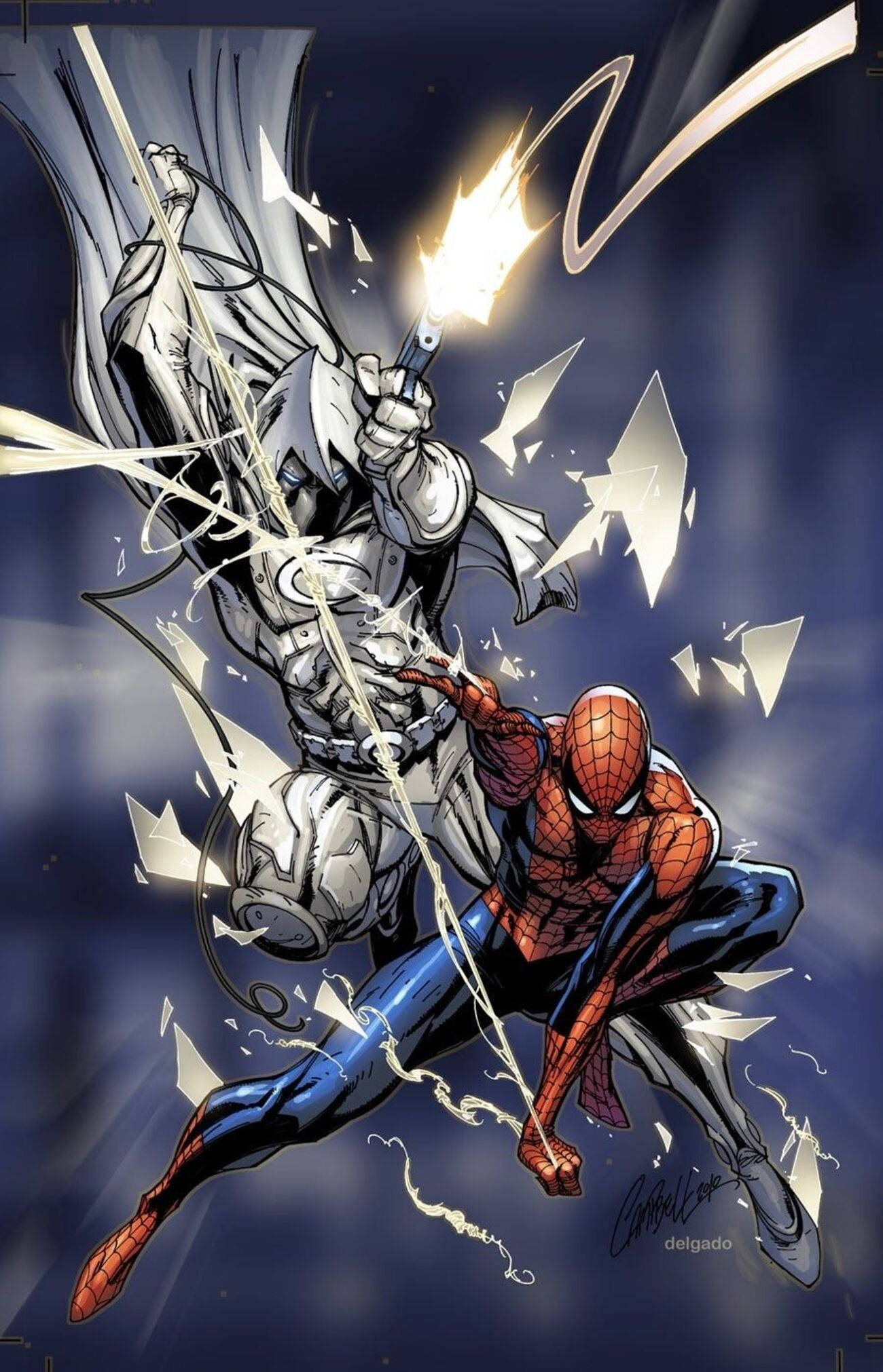 Spiderman X Moon Knight Τηλέφωνο Ταπετσαρία
