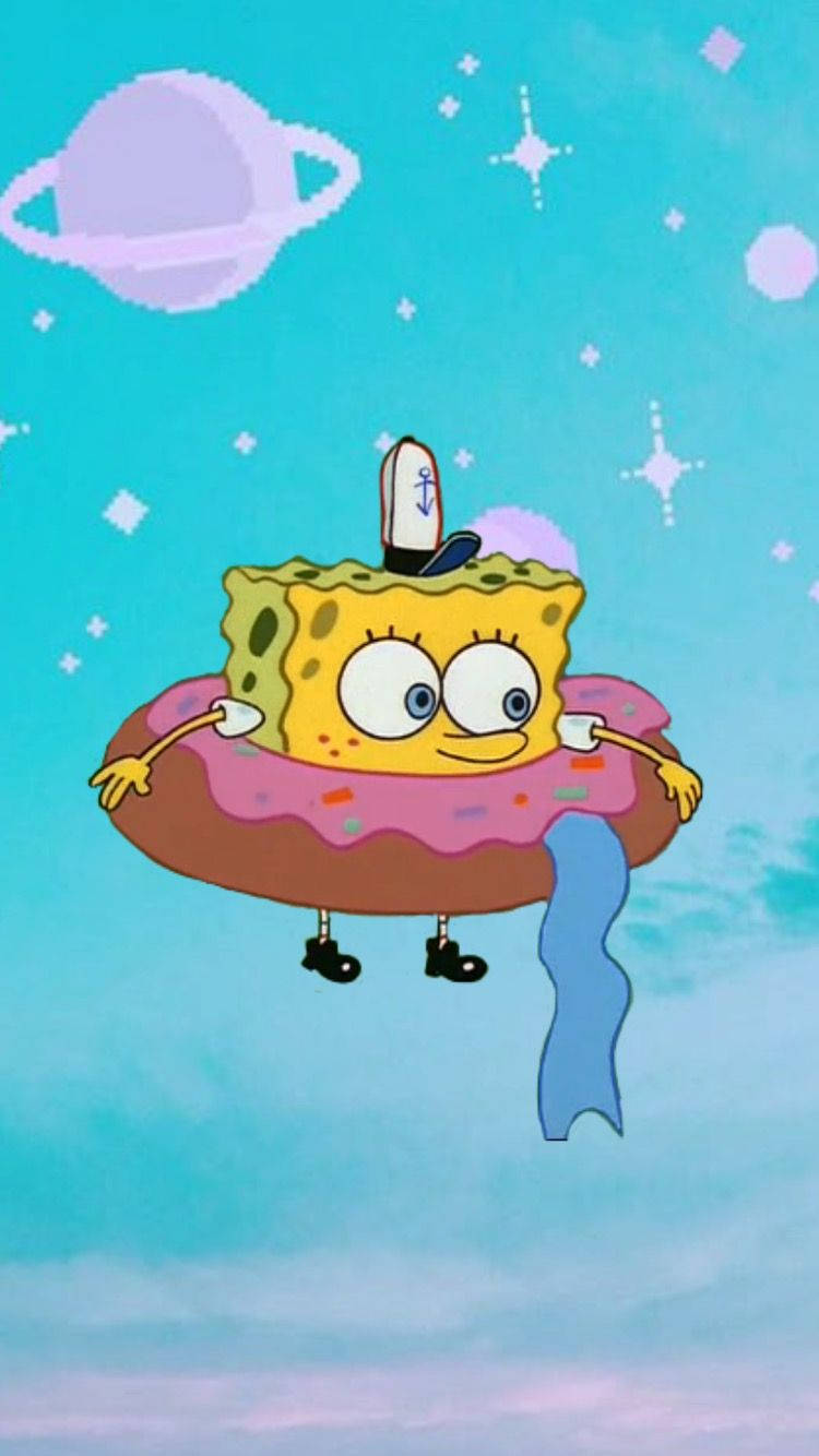 Απόκτησε τον αγαπημένο σου χαρακτήρα Spongebob σε ένα σούπερ χαριτωμένο αισθητικό στυλ! Ταπετσαρία