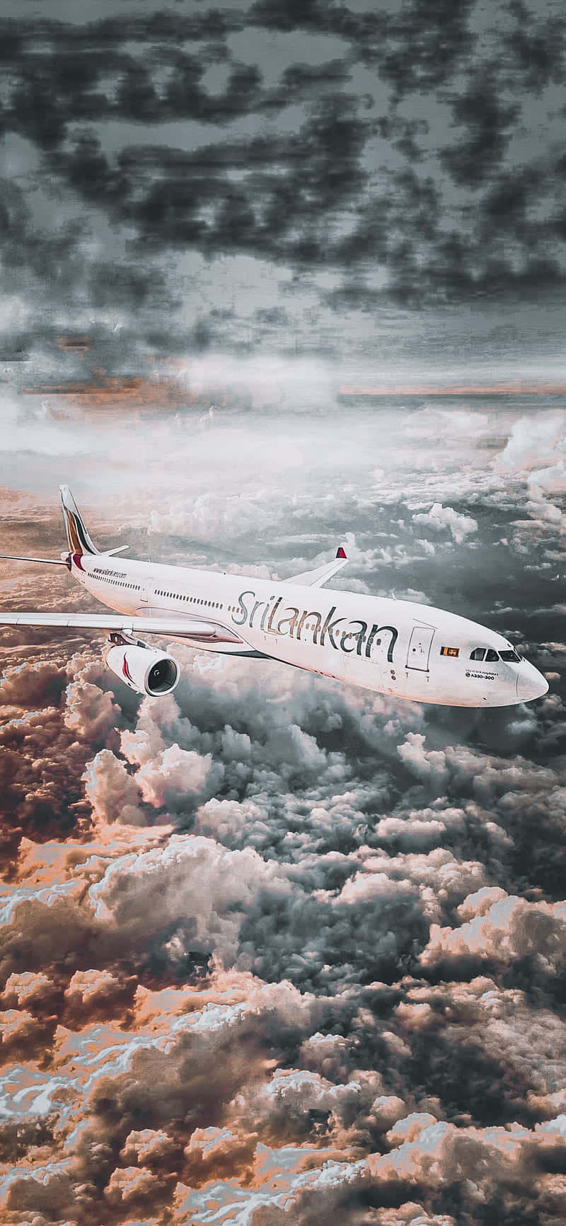 SriLankan Airlines Android Φόντο Αεροπλάνου Ταπετσαρία