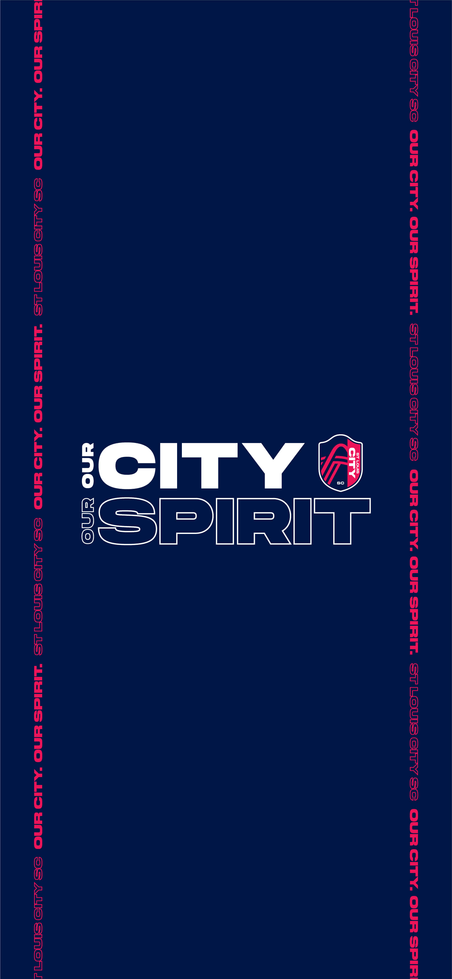 St. Louis City SC Our City Our Spirit Σκούρο Μπλε Ταπετσαρία