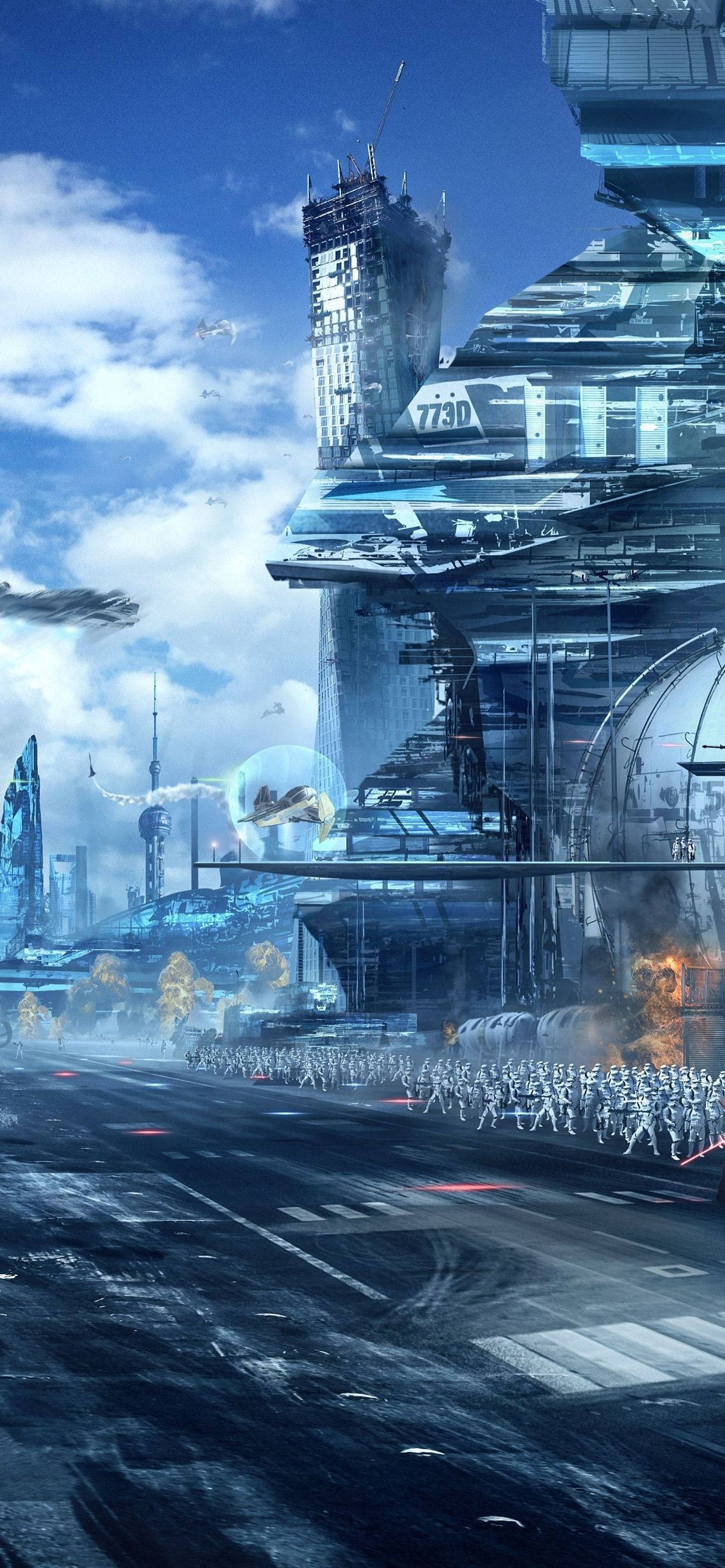Star Wars 4K iPhone Φόντο Μάχης Ταπετσαρία
