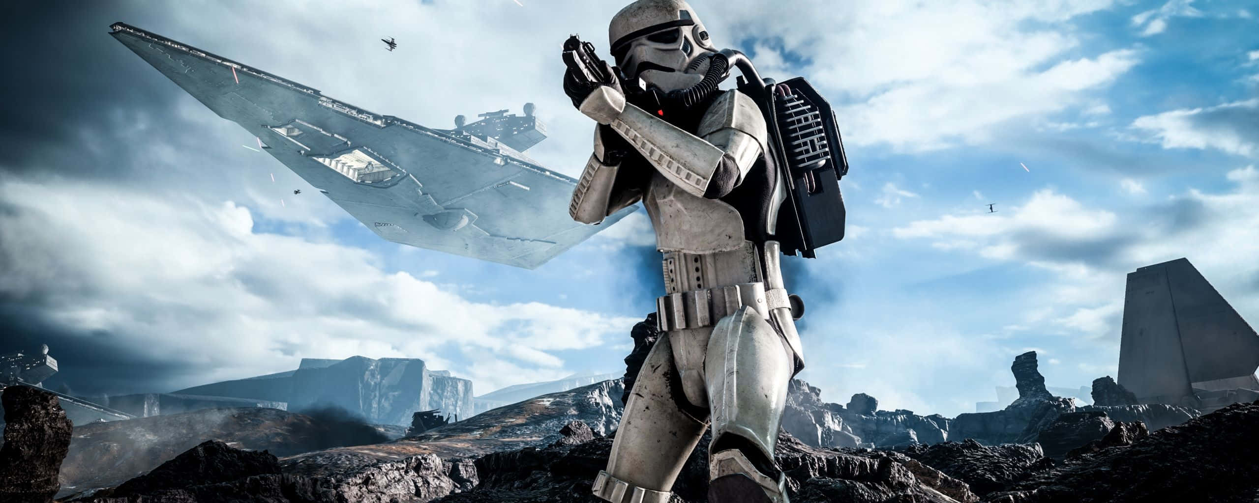Ο στρατιώτης καταιγίδας του Star Wars στην έρημο Ταπετσαρία