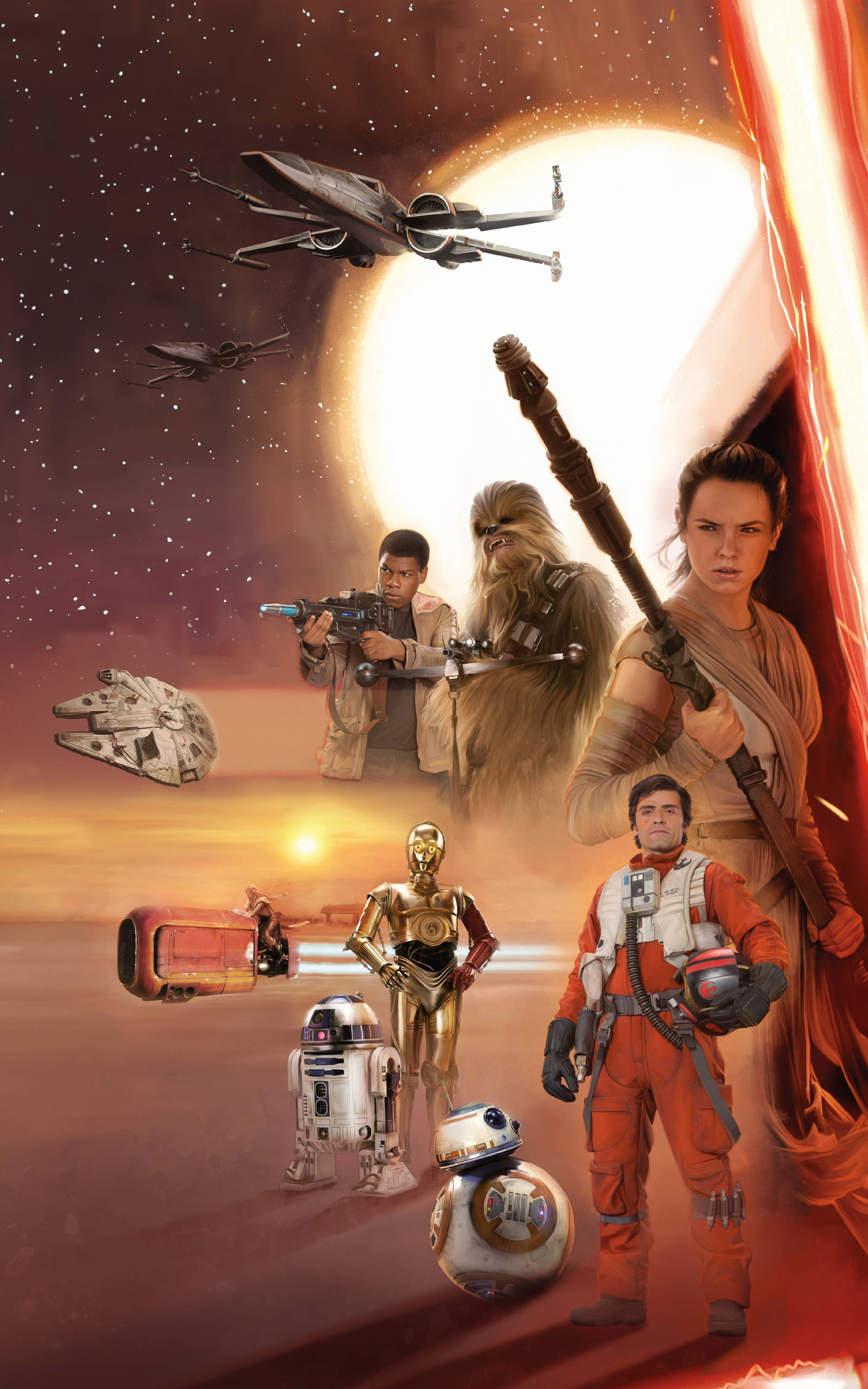Χαρακτήρες Του Star Wars Tablet Ταπετσαρία