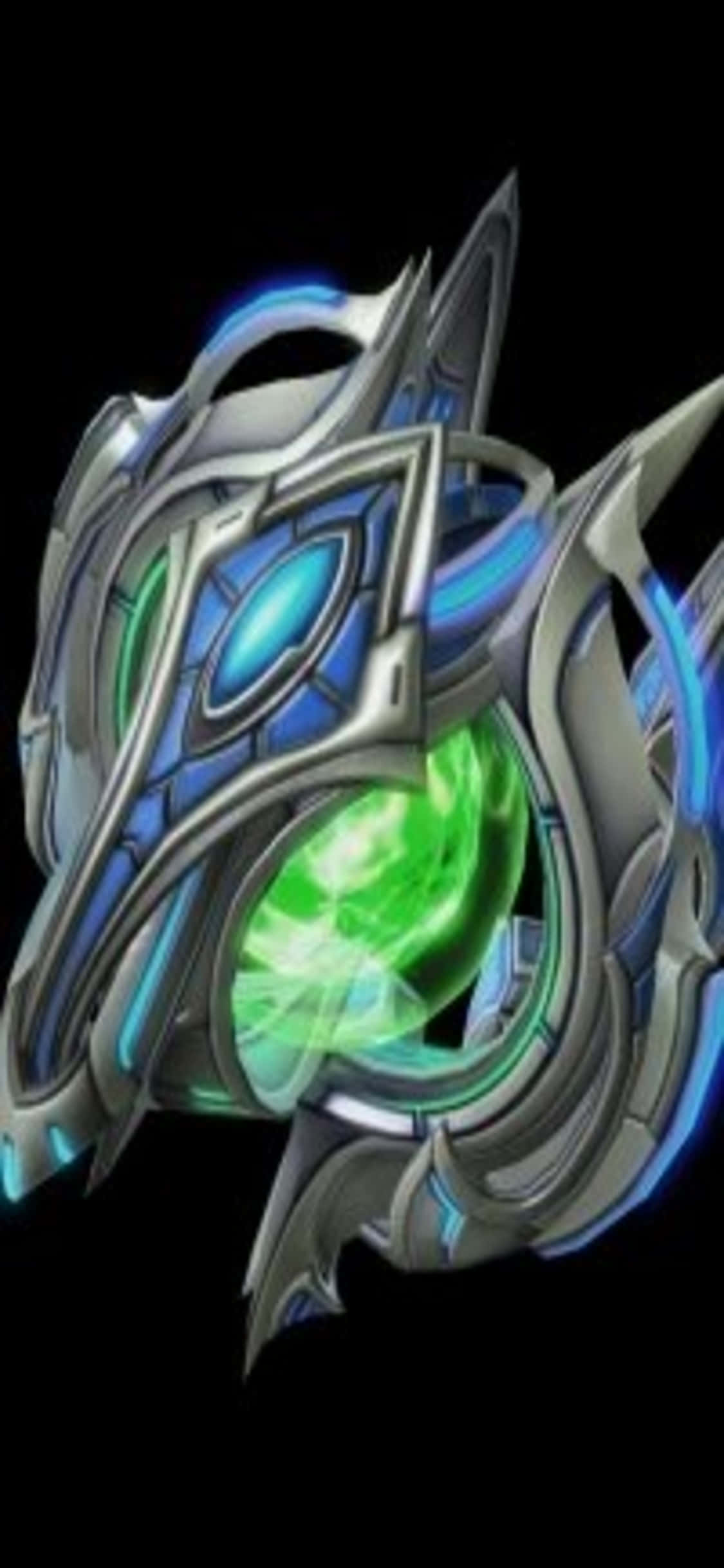 Πράσινος Πυρήνας StarCraft II για iPhone X Ταπετσαρία