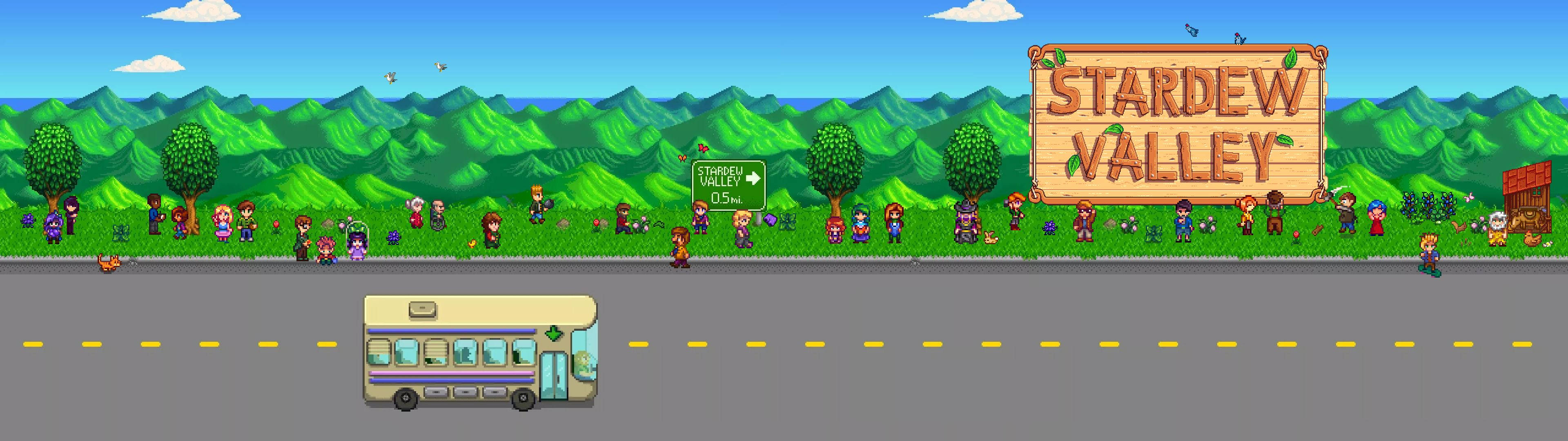 Μια ματιά στην πινακίδα του Stardew Valley Ταπετσαρία