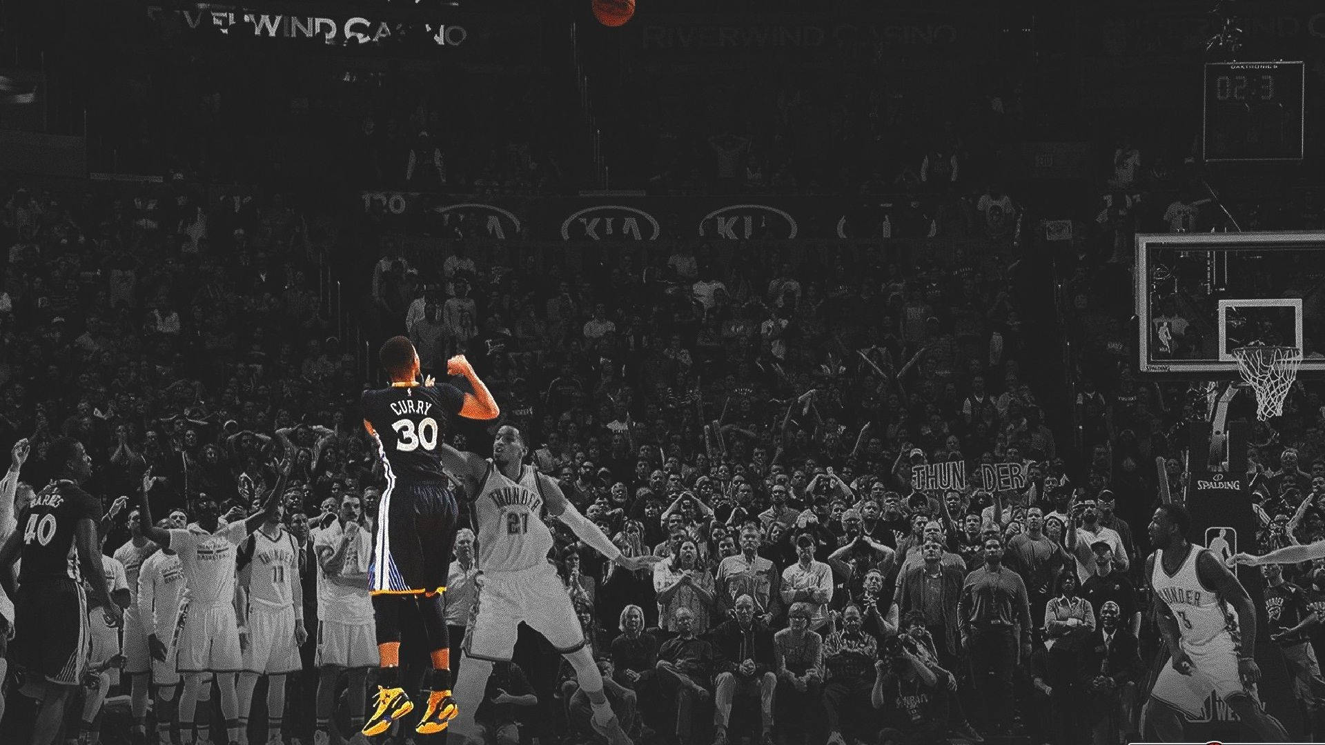 Stephen Curry NBA Desktop Αποκορεσμένο Ταπετσαρία