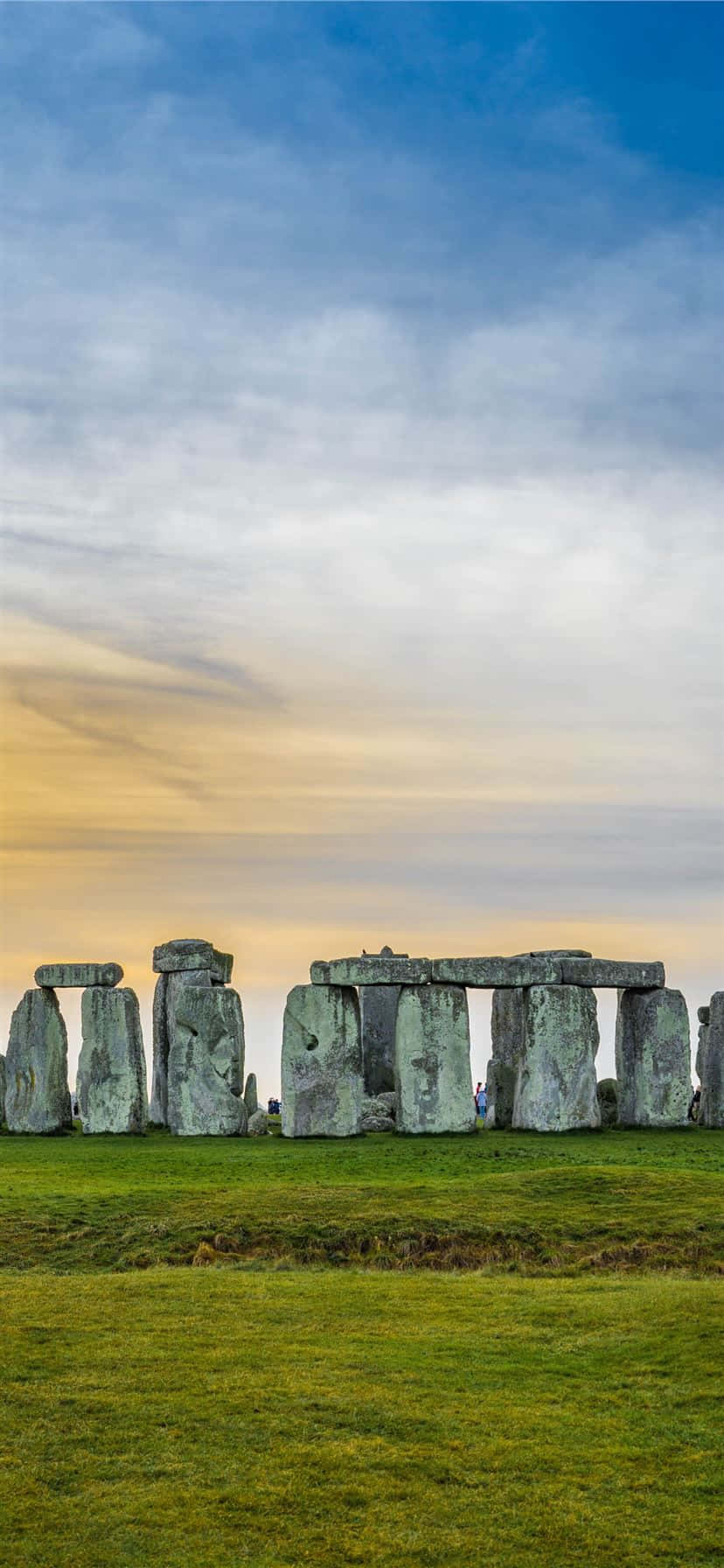 Μαγευτική θέα του Stonehenge στο Ηλιοβασίλεμα Ταπετσαρία