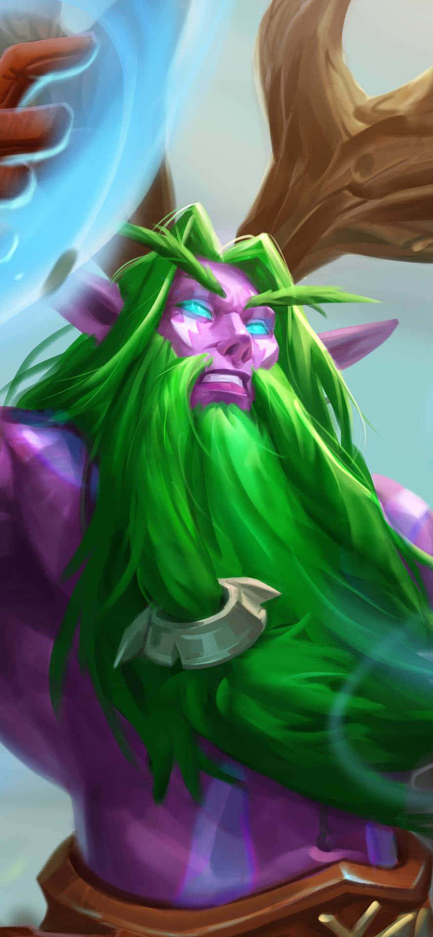 Stormrage Druid Pixel 3xl Hearthstone Φόντο Ταπετσαρία
