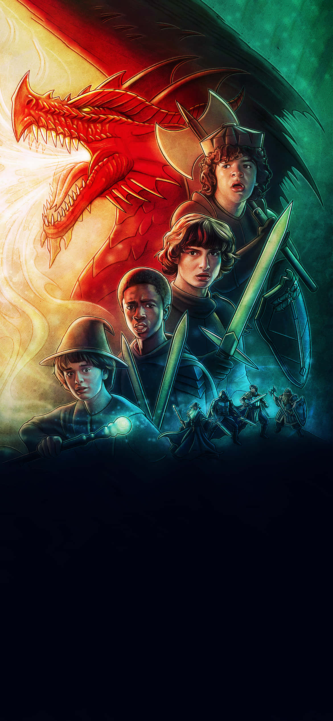 Stranger Things Dungeon And Dragons Ταπετσαρία