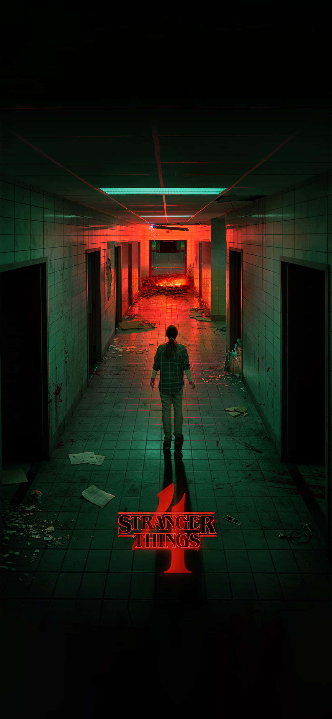 Ανατριχιαστικός Διάδρομος Stranger Things Ταπετσαρία