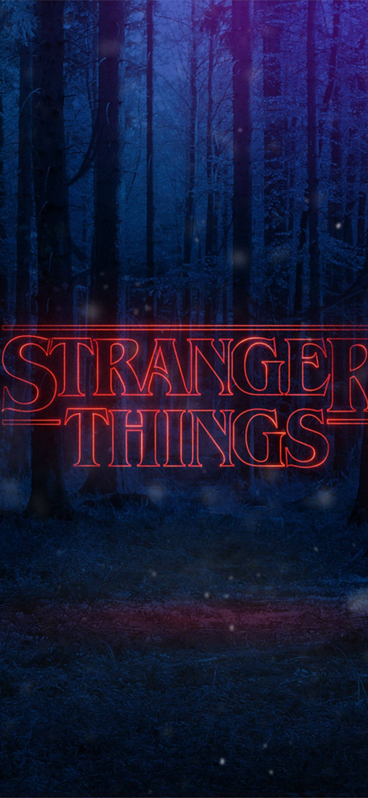 Εικόνα Αισθητική άποψη του Δάσους Stranger Things Ταπετσαρία