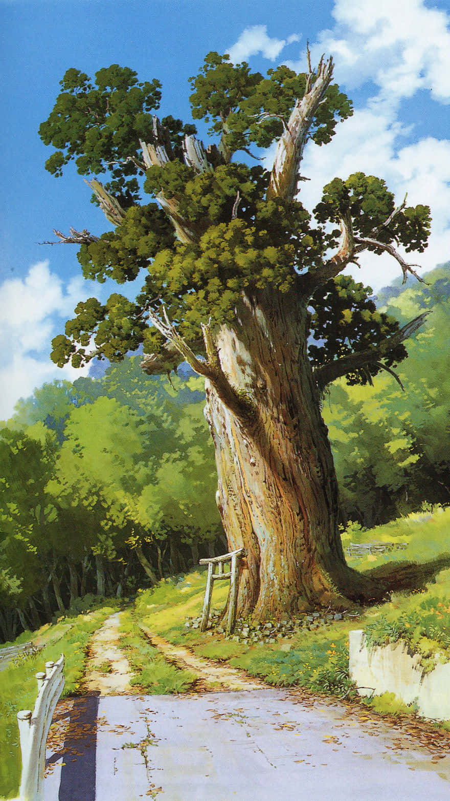 Γέρικο Δέντρο Studio Ghibli Τηλέφωνο Ταπετσαρία