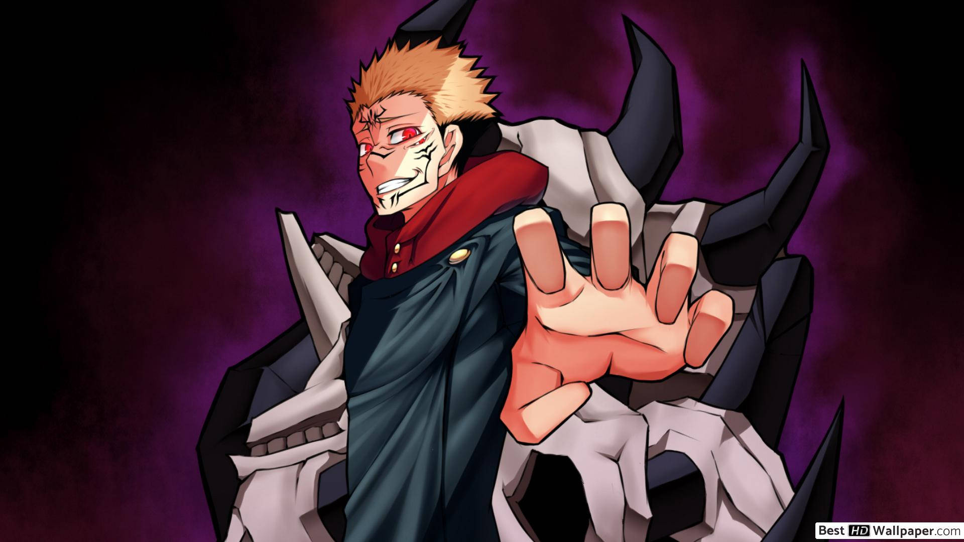 Sukuna, ο Βασιλιάς των Κατάρων, από το Jujutsu Kaisen Ταπετσαρία