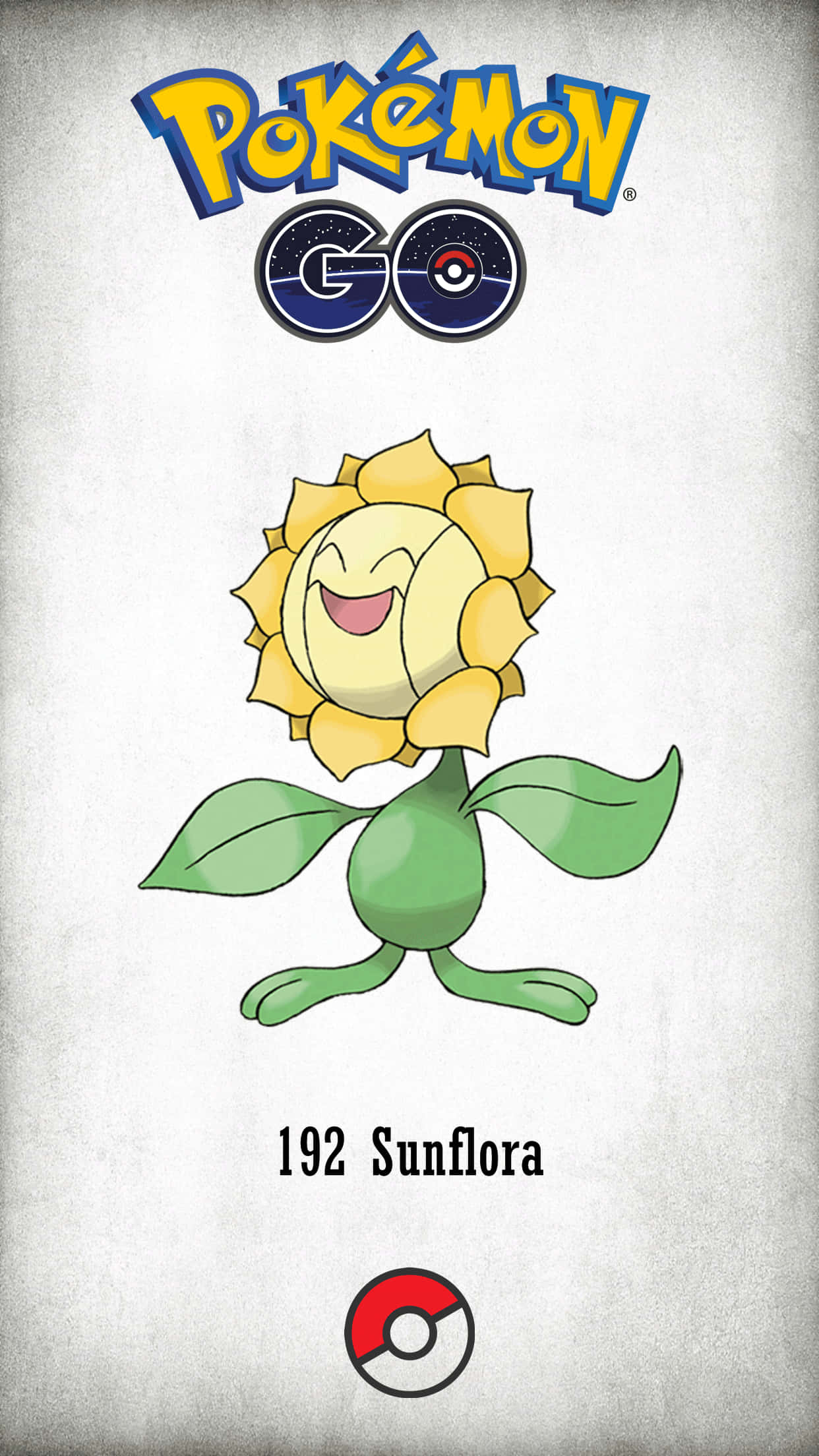 Sunflora στο Pokemon Go Ταπετσαρία