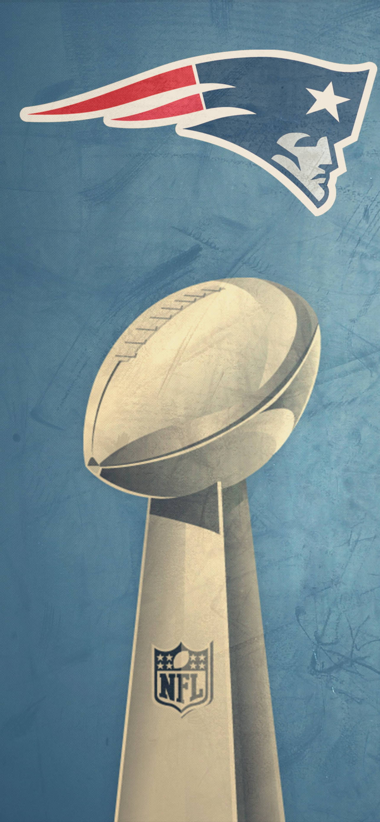Τρόπαιο Super Bowl και οι Patriots Ταπετσαρία