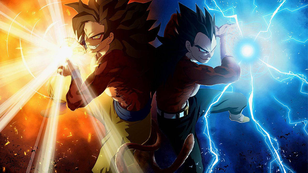 Απελευθερώστε την Αληθινή Δύναμη του Super Saiyan 4 Ταπετσαρία