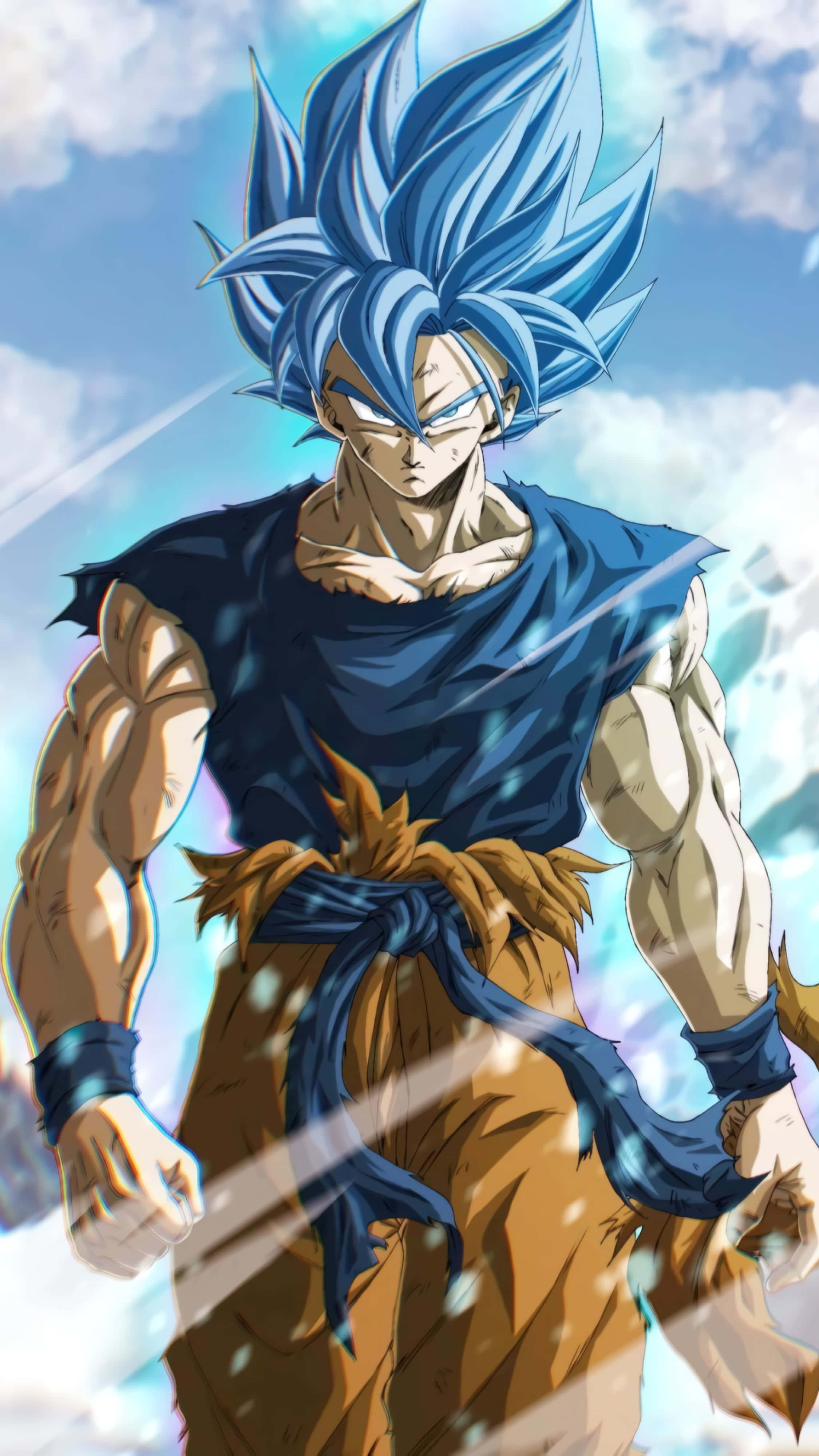 Super Saiyan Blue Goku από το Dragon Ball Z Ταπετσαρία